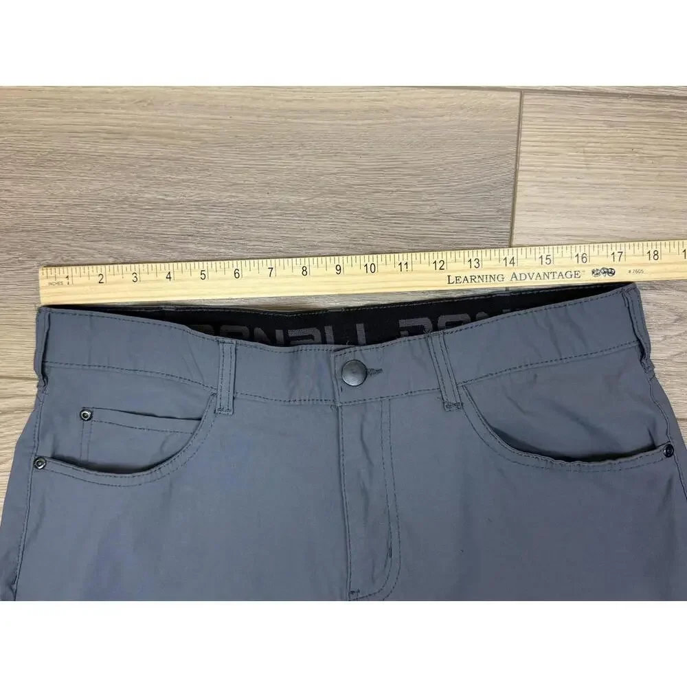 Denali Pants Mens 34x30 Gray Stretch Lightweight Hiking Quick Dry Khakis Outdoor - Picture 6 of 9
